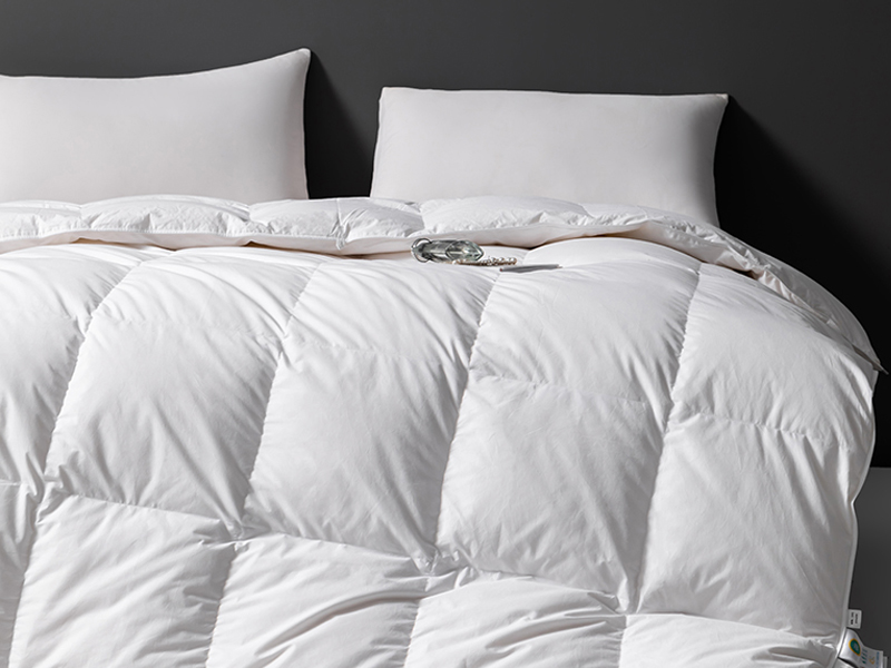 羽绒被芯厂家90白鹅绒加厚冬被白鸭绒被字商务礼品酒店鹅绒被定制