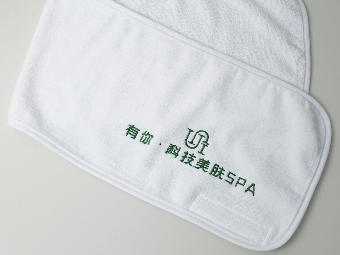 美容院毛巾套装全棉包头巾SPA会所皮肤管理面巾加厚铺床白浴巾