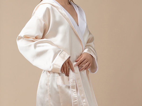 双层浴袍